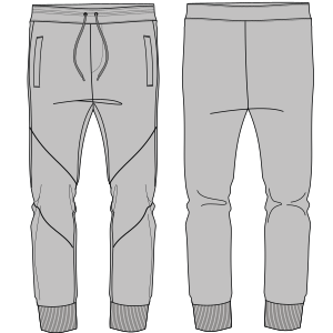 Moldes de confeccion para HOMBRES Pantalones Pantalon 7141